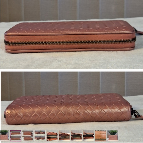 EUC NO CALLOUTS Bottega Vanetta Full Zip Wallet - Picture 2 of 8